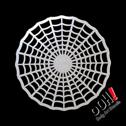 Ooh Stencils S10 - Pochoir Spiderweb Sphere